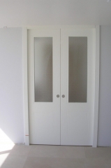 דלת פנים זוגית מעוצבת